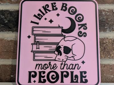 I Like Books Sign