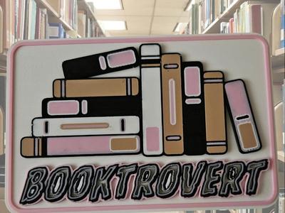 Booktrovert Bookshelf Decor