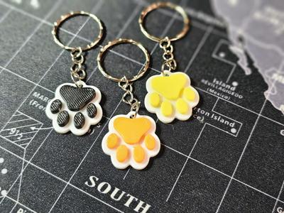 Dog Paw Key Chain -  for Dog Lovers