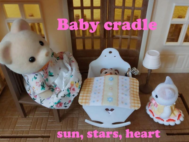 baby cradle ideal for Sylvanian families