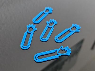Hand paper clip
