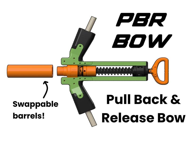 PBR Bow - Printed Nerf Blaster