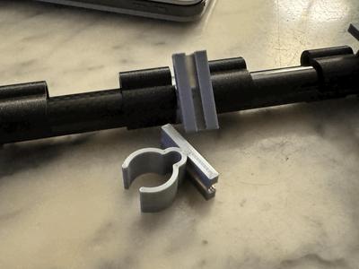 16mm Tube Clip with Thin Filament Guide - Set of 5
