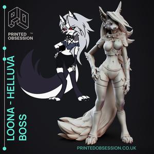 Loona - Helluva Boss - 15cm model - Fanart