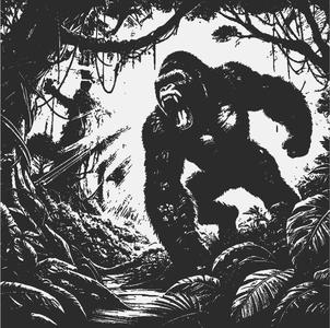 The Untamed Power of the Gorilla! Lamp/Deco (DIY)