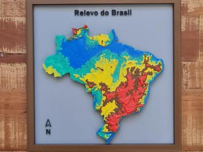 Brazil Terrain Map - Brazil Relief Map