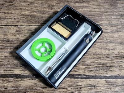 Shutter-Type USB Soldering Iron Storage Case