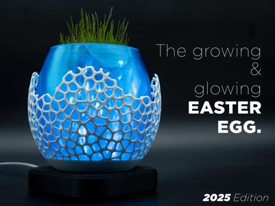 The growing & glowing easter egg 2025