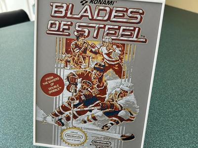 Blades of Steel NES Hueforge Poster