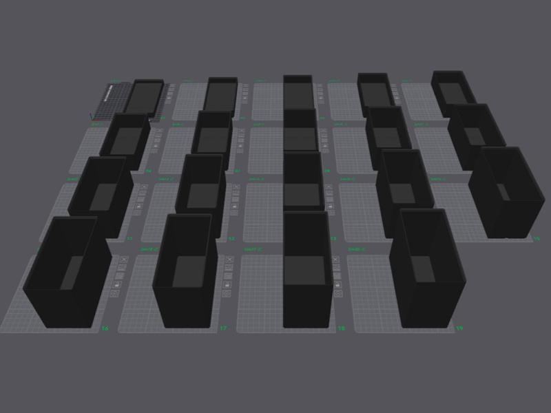 Gridfinity 2x4 Stackable Boxes