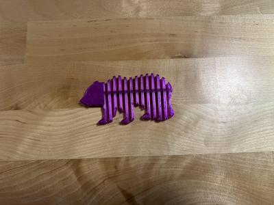 TPU Flexible Bear Fidget Toy