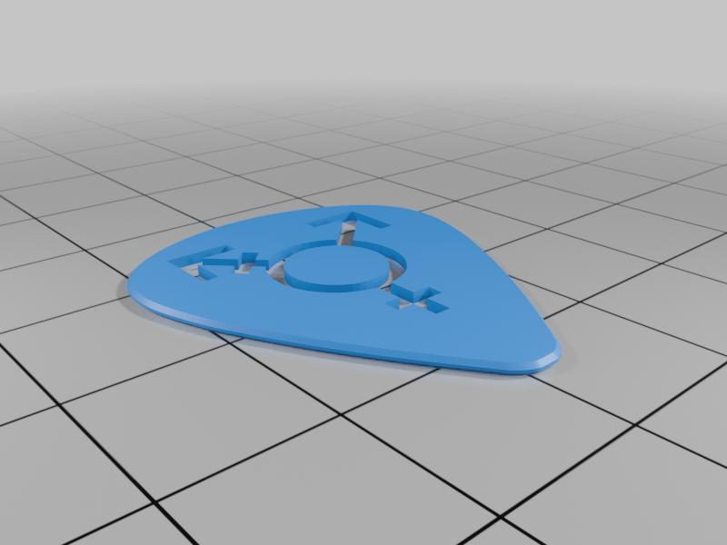 Guitar Pick - Trans Pride