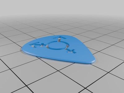 Guitar Pick - Trans Pride