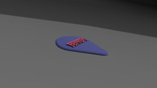 Ferrari Guitar Pick