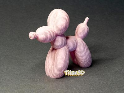 Knitted Balloon Dog