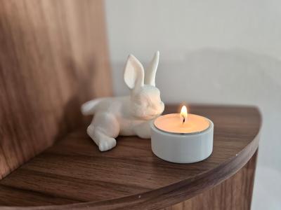 Bunny Rabbit Tealight Candle Holder - Adorable