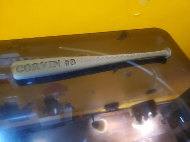 BASEBALL BAT WITH NAME