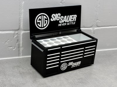 Sig Sauer gun inspired desk toolbox pen holder