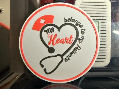 NURSE - MY HEART BELONGS TO MY PATIENTS 