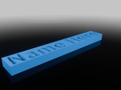 name pendent