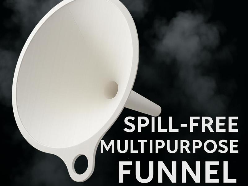 Spill-Free Multipurpose Funnel