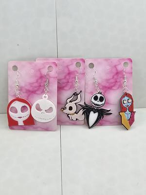Jack Skellington, Sally and Zero Earrings