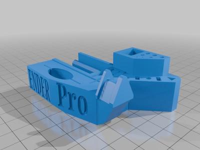 Ender 3 Pro Top Rail End Tool Holder