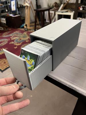 Stackable Trading Card Drawer with Divider