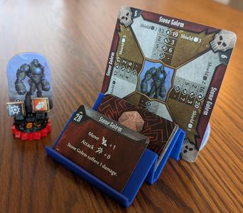 Gloomhaven / Frosthaven stackable Monster deck holder