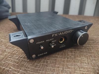 Under-desk mount for Dac X6 dac/amp.