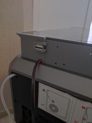 K1 Max Riser - Corner piece with USB extension cord mount
