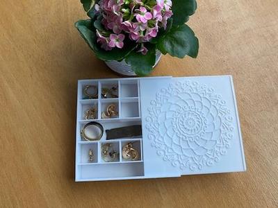 Jewelry box organizer - mandala