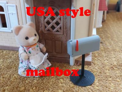 USA Style mailbox dollhouse sylvanian families