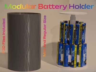 Modular Battery Holder FREE F3D FILES