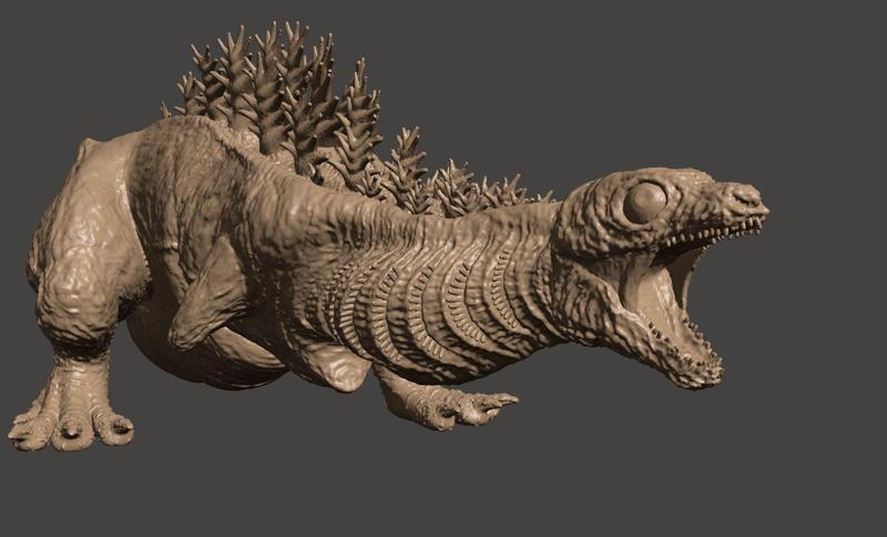 KAMATA KUN SHIN GODZILLA 2nd Form Kaiju - Ultra Detailed 3D STL