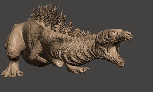 KAMATA KUN SHIN GODZILLA 2nd Form Kaiju - Ultra Detailed 3D STL