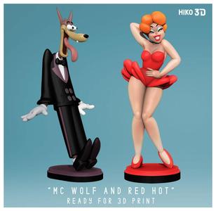 Red Hot Riding Hood and McWolf - Tex Avery - 3D Fanart -