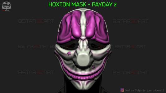 Hoxton Mask - Payday 2 Mask - Halloween Cosplay Mask