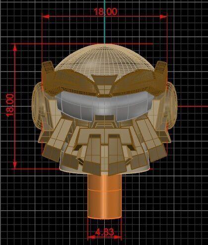 Transformers Head sculpt Lead Foot Top Spin