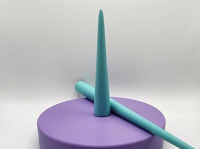 Spinning Yarn Holder,  no snag design