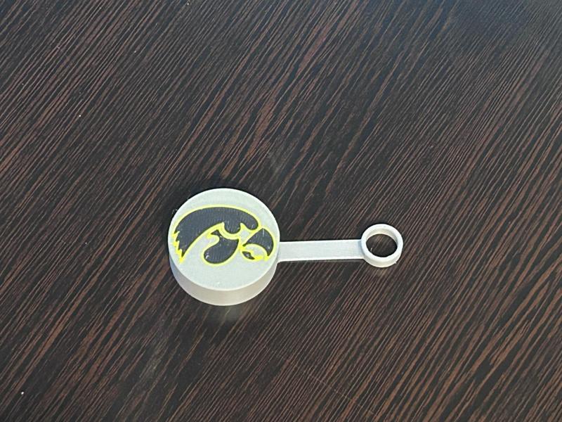 Iowa Hawkeyes Stanley Mug Straw Topper