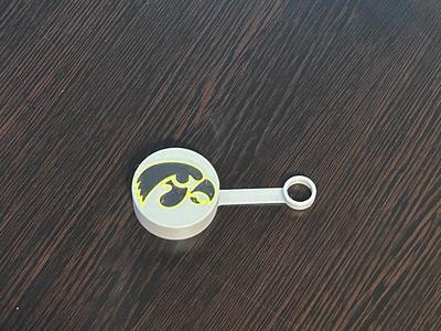 Iowa Hawkeyes Stanley Mug Straw Topper