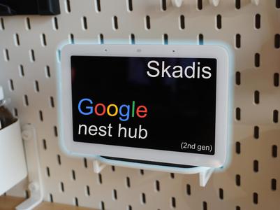 Google nest hub (2nd gen) IKEA Skadis mount