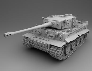 German Tank PZ Tiger 1