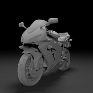 MOTORCYCLE HON-DA CBR 1000RR FIREBLADE 2005-2007 3D MODEL
