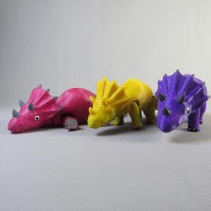 ARTICULATED PRINT-IN-PLACE CUTE TRICERATOPS DINOSAUR