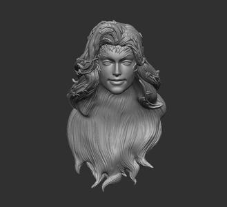 Poison Ivy- Headsculpt for Action Figures