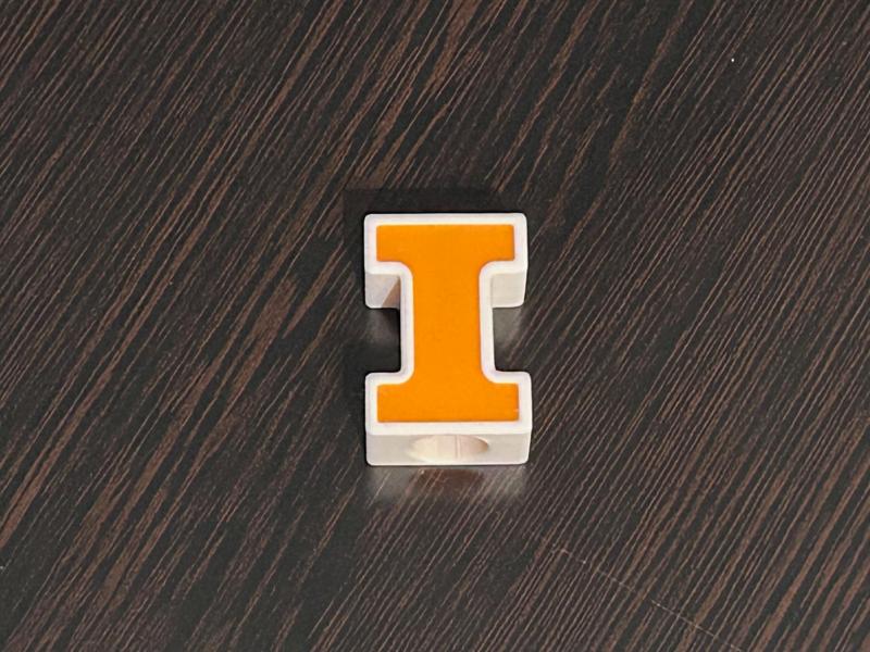 University of Illinois Stanley Straw Charm
