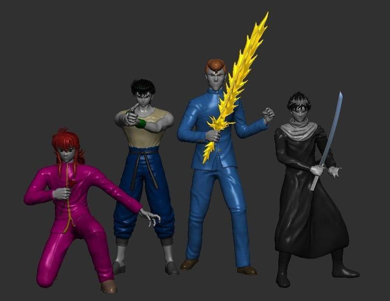 YuYu Hakusho complete main characters