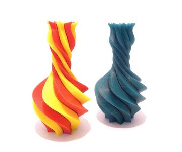 One and two colors vase